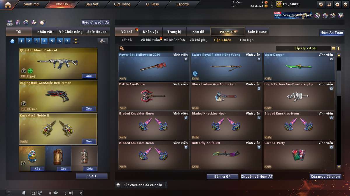 shop acc cf uy tin gia re